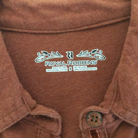 Organic Cotton Jersey Knit Button Front Top - Picture 6 of 6